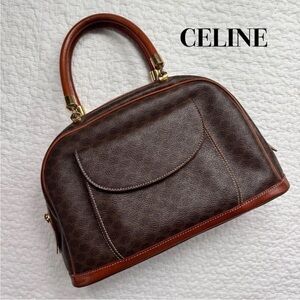Celine Brown Leather Handbag